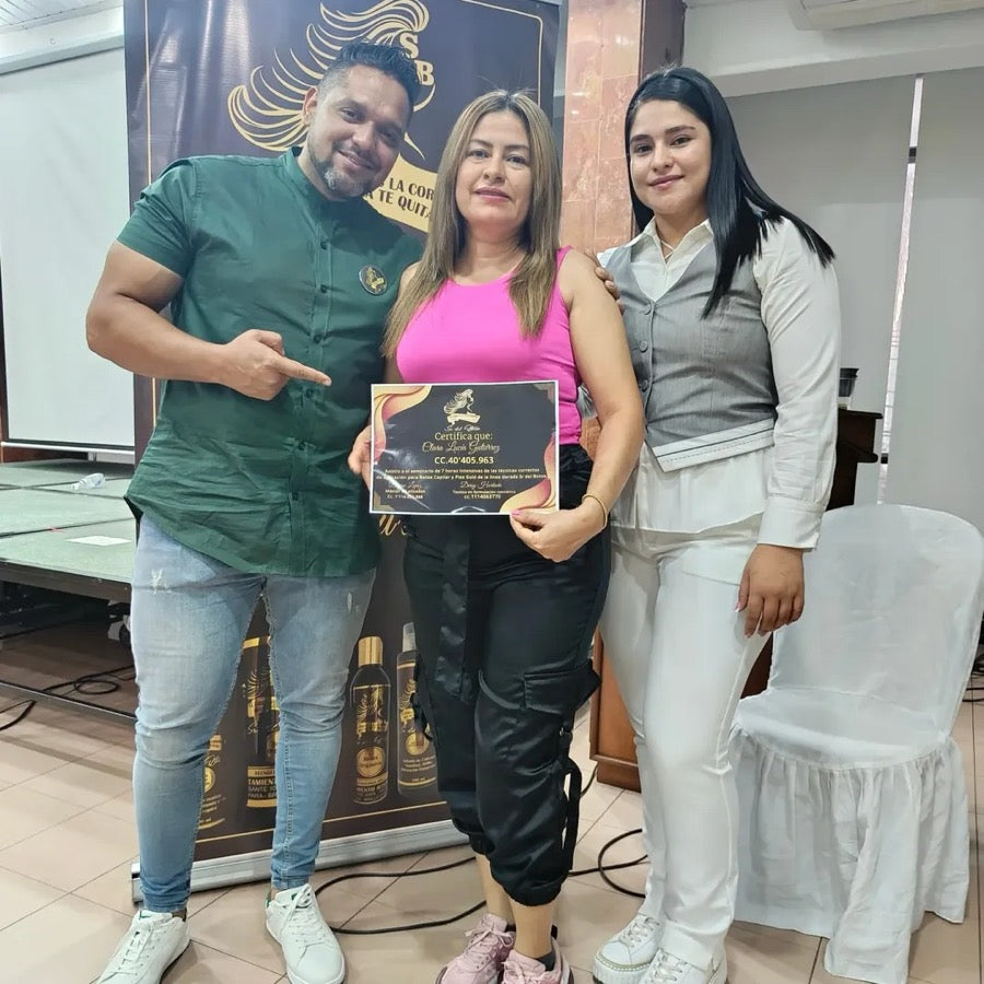 Curso de alisado con la Línea Dorada