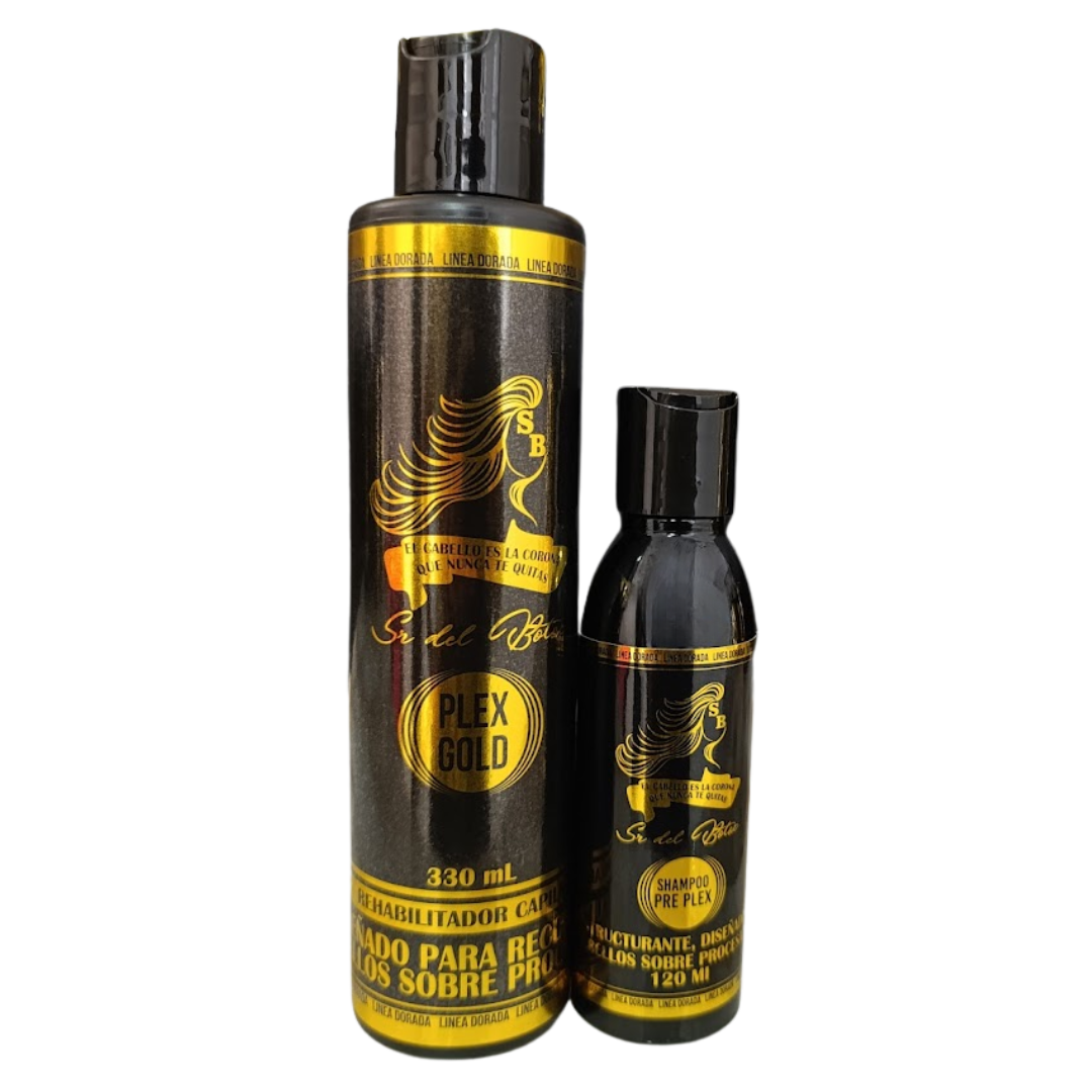 Plex gold 330 ML y shampoo pre plex 120 ML