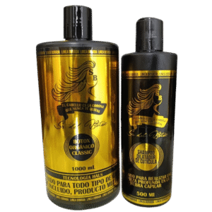 Botox orgánico clásico 1 Litro y shampoo dilatador de cutícula 500 ML